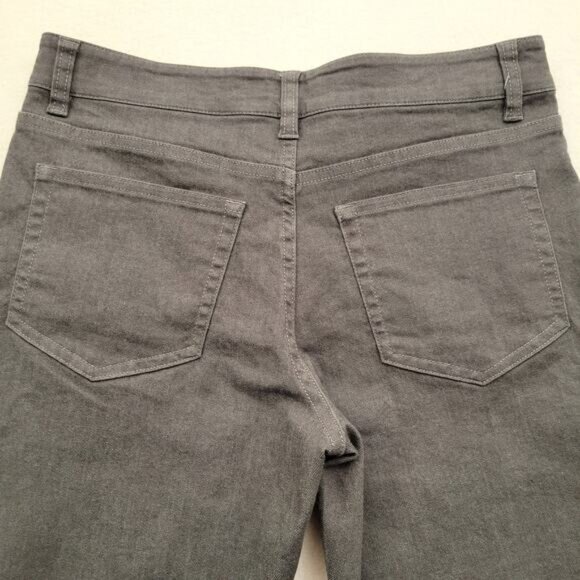 Under 5'10 Jeans NEW Men's 28X27 Dyed Charcoal Stretch Denim Slim Leg Mid Rise - Picture 6 of 10